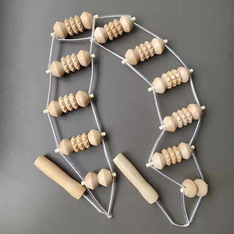 Relaxing Wooden Back Roller
